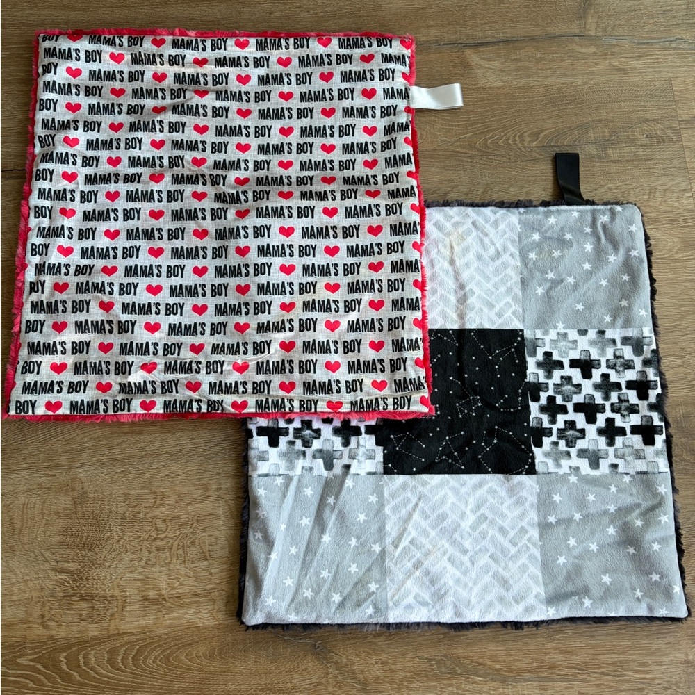 Mama's Boy Baby Blanket Set
